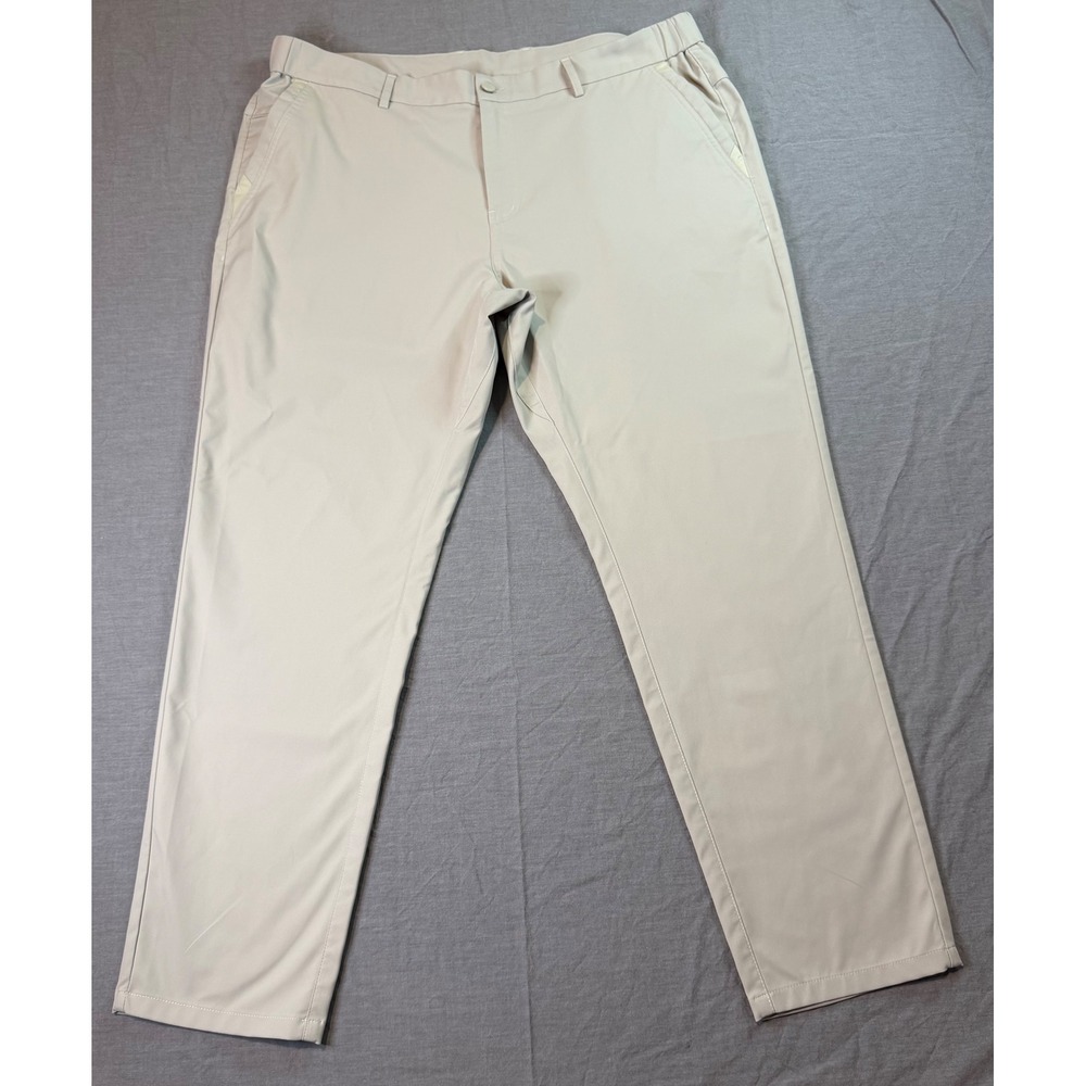 Jack Archer Jetsetter Tech Stone Golf‎ Dress Pants Men's 38x30 Flat Front Chino